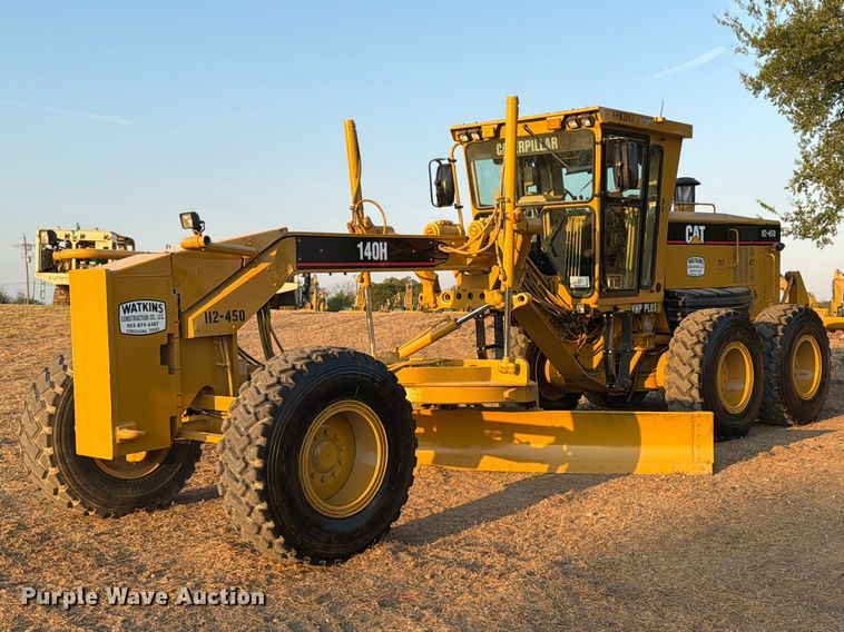 2007 Caterpillar 140H VHP Plus motor grader - FN3609