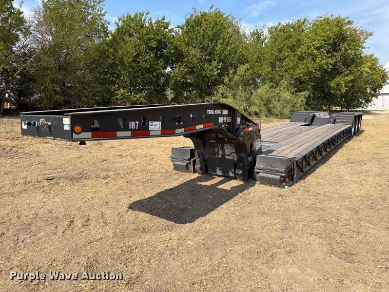 2012 Trail King TK110HDG lowboy equipment trailer - FN3657