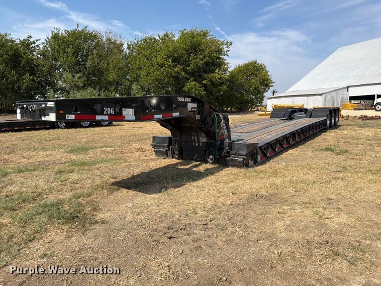 2022 Trail King TK110HDG lowboy equipment trailer - FN3658