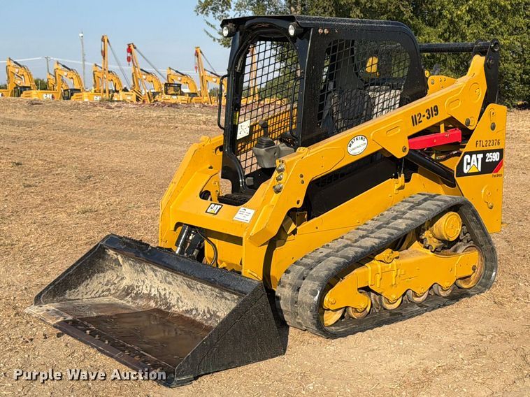 2019 Caterpillar 259D tracked skid steer loader - FN3665