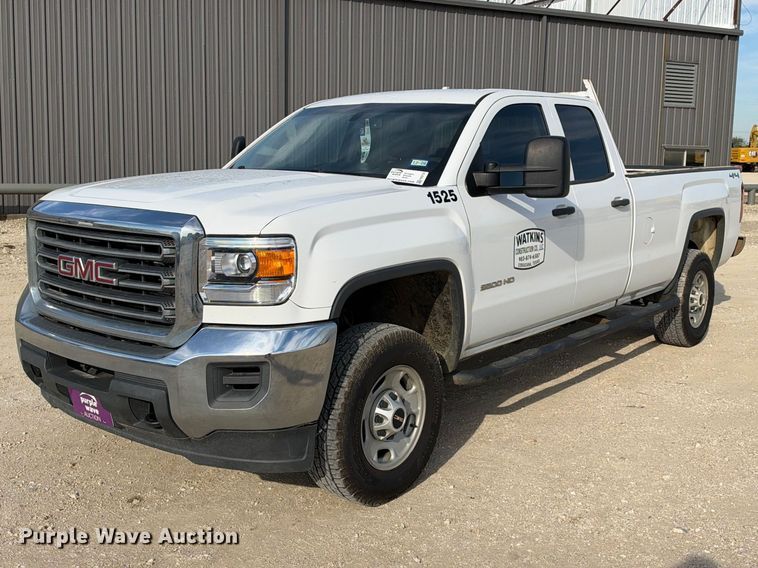 2015 GMC Sierra 2500 4X4 Ext. Cab pickup truck - FN3734