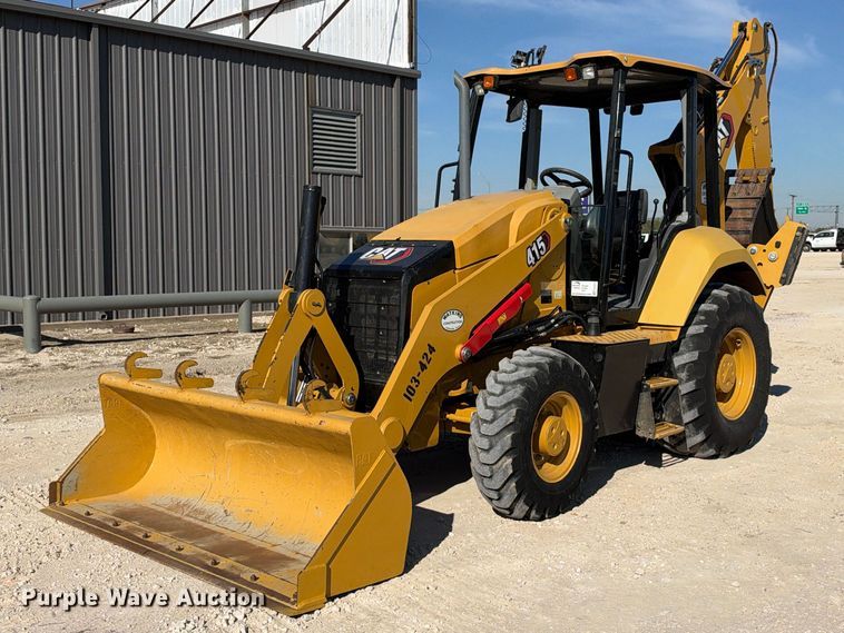 2022 Caterpillar 415 4X4 backhoe - FN3829