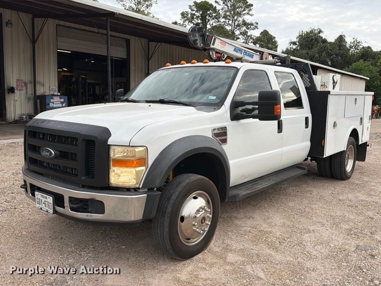 2008 Ford F550 Super Duty Crew Cab utility / service truck - EU0908