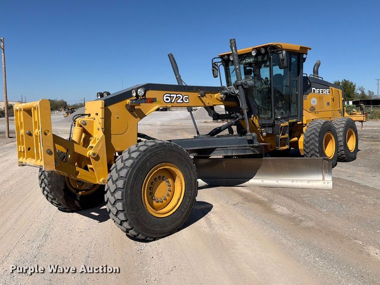 2017 John Deere 672G motor grader - EW7550