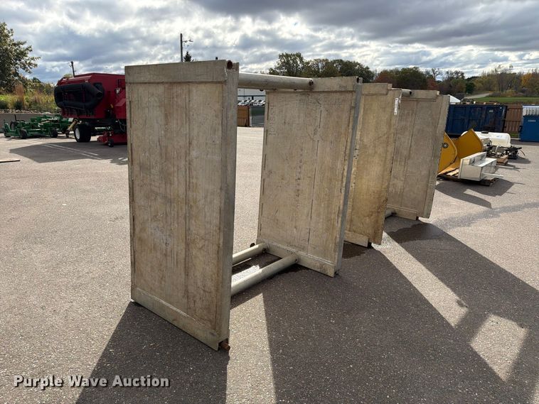 (2) aluminum trench boxes - EX1069