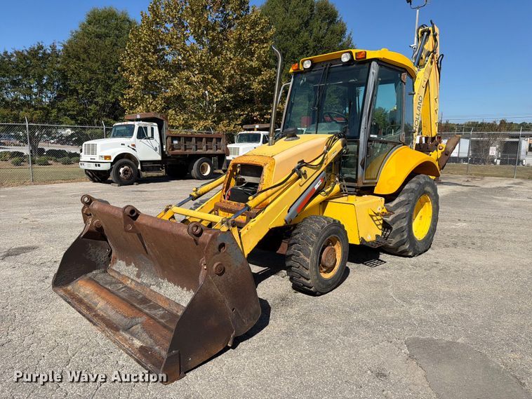 2001 New Holland LB90 backhoe - FC3424