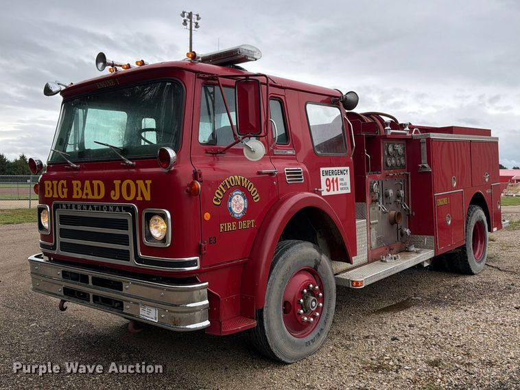 1979 International Harvester Cargostar 1950 B pumper fire truck - FH6469