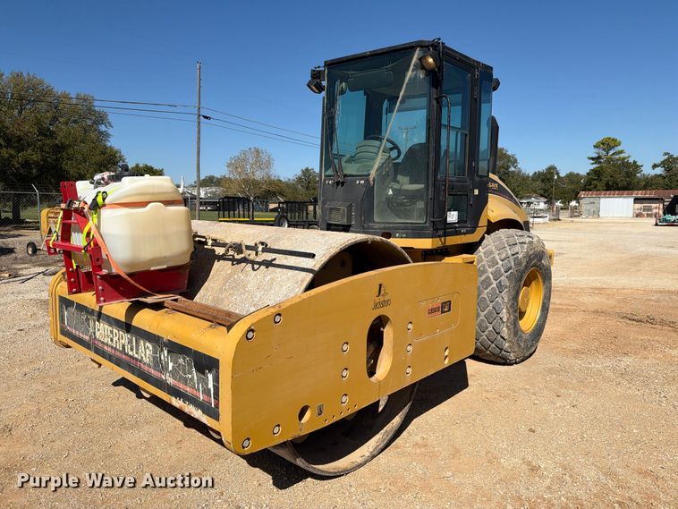 2007 Caterpillar CS-583E single drum vibratory roller - FM8012
