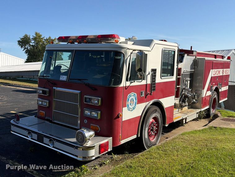 1995 Pierce  pumper fire truck - FP4076