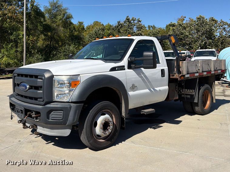 2013 Ford F450 Super Duty dump flatbed truck - FU4774