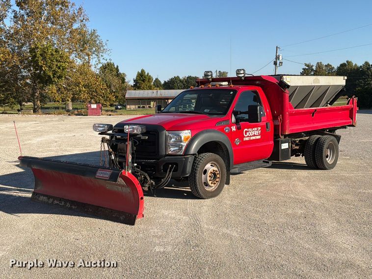 2012 Ford F550 Super Duty XL dump truck - FU8504