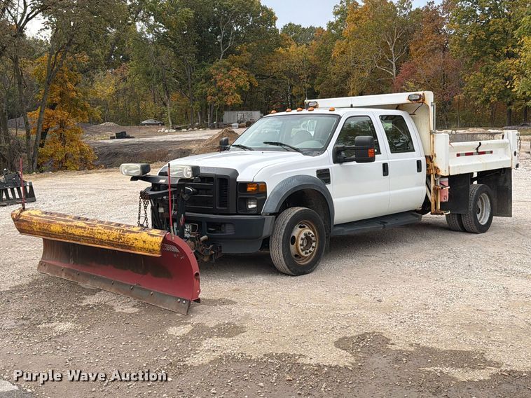 2008 Ford F450 Super Duty XL Crew Cab dump truck - FU8509