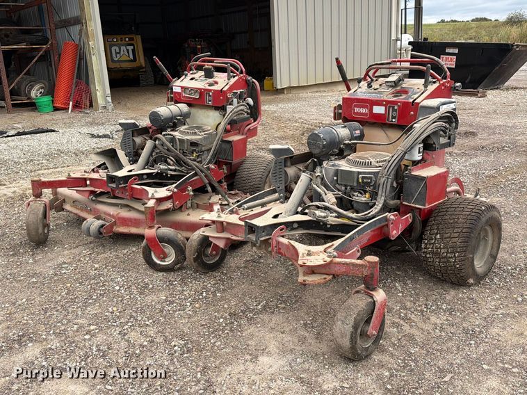 (2) Toro Grand Stand Multi Force ZTR lawn mower - DZ4959