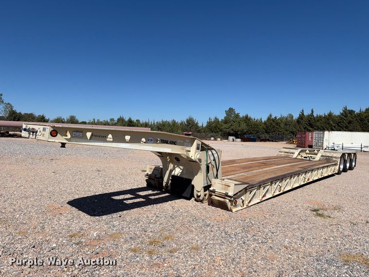 2006 Trail king TK110HDG-503 lowboy equipment trailer - EW7494