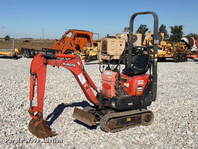 2019 Kubota K008-3 mini excavator - EX4625