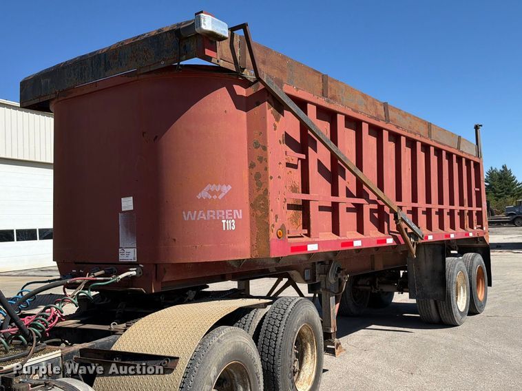 2000 Warren Inc. SFS2654 end dump trailer - FN5889