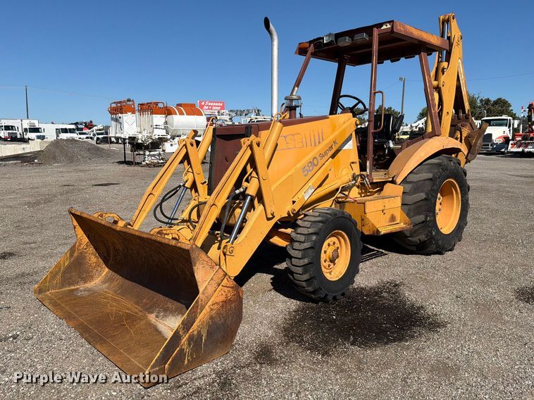 1993 Case 580 Super K backhoe - FW3545