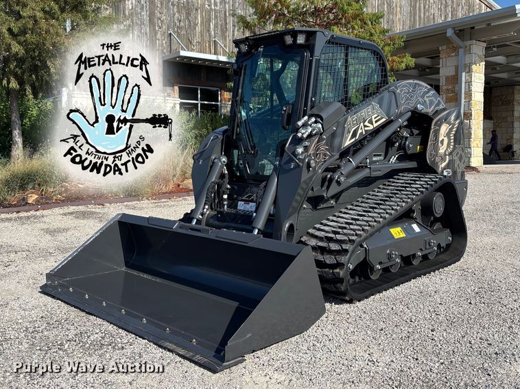 2024 CASE Hetfield Limited Edition TV450B tracked skid steer loader - MT0001